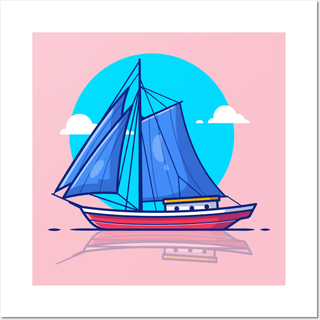 Sailing Boat (2) Wall Art by Catalyst Labs